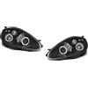 Shop Import 3456380 Coppia di Luci Fari Angel Eyes Nero per Grande Punto 199 dal 2005 al 2009