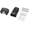 A ABSOPRO Kit Connettori Spina Acceleratore 6 Pin Nero - Sostituzione Cavi | Per Volkswagen, Per Audi, Per Mercedes-Benz, Per BMW. Materiale: Plastica E Rame Stagnato. Impermeabile.