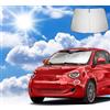 Coleya Parasole per Parabrezza Compatibile con Fiat 500 Abarth 595 2017-2025, Fiat 500 Accessori Copertura Parasole per Parabrezza Anteriore, Protezione Solare, Ripiegabile, Protezione UV