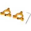 Gazechimp Coppia Moto Anteriore CNC Esagono Anodizzato Precarico Forcella Regolatori 22mm Per YAMAHA YZF-R6 2006-2007 YZF-R6 1999-2004 - Dorato