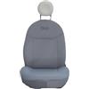 Italfodere - Coppia Coprisedili Anteriori Compatibili con Fiat 500 dal 2007 in poi - Cordura- Cotone Accoppiato - Fatti a Mano - Eleganti e Resistenti - Accessori Auto Interno - Made in Italy