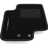 Somer Car Tappetino Auto SOLO LATO GUIDA 1pz compatibile con Hyundai ix20 2010-2022 | 1 tappeto su misura in moquette, bandiera Italia