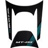 Paraserbatoio.it ADESIVO RESINATO EFFETTO 3D, PER MOTO COMPATIBILE CON YAMAHA MT 09 2024 MISTRAL GREY (PROTEZIONE ZONA CHIAVE)