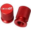 THGKL Accessori per motociclette Per BMW K1600GT K1600GTL K1600 GT GTL 2011-2017 2018 2019 2020 2021 2022 2023 Moto Di Alluminio CNC Valvola Della Gomma Porta Aria Stelo Tappi Copertura(Red)