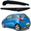 MhaRt Braccio e Spazzola Tergilunotto Posteriore per Ford KA MK2 Fließheck 2008-2014, Gruppo Tergicristallo Posteriore Parti di Ricambio per Finestre di Pulizia in Gomma