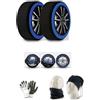farbrothersonline COPPIA DI CALZE DA NEVE E GHIACCIO PER COPERTONE RUOTA AUTO MISURE PNEUMATICI 235/45-19 (77964) CALZANEVE GOODYEAR OMOLOGATE TG. XL COPERTURA PER CIRCOLAZIONE SU NEVE VEICOLI STRADALI START GRIP
