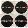 Scooby Designs - Adesivi in lega con cupola per cerchi Nissan Nissan GTR Skyline R34 R33, colore: nero, bianco, rosso, tutte le misure (55 mm)