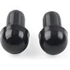 Three T FSFY 14 MILLIMETRI Nero Manopole Del Manubrio Del Motociclo Estremità Maniglia Bar Tappo Cursore di Ricambio per Ducati 696 795 796 797 1098 1198 821