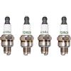 TORCH AC6RA set da 4 candele d'accensione per candela NGK CMR6A/1223,