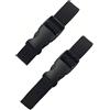 FANBODTA Cinghie di ancoraggio resistenti con fibbie a sgancio rapido, 396 cm, fettuccia in nylon per moto, camion, mobili, cinghie di ancoraggio regolabili per campeggio all'aperto, traslochi, materassi
