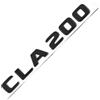 KARFRI ABS Nero CLA 200 Logo CLA200 Emblema Lettera Adesivo Bagagliaio Distintivo Compatibile Con Mercedes Benz CLA200 W117 C117 W118 C118 Accessori (Color : Matte Black)