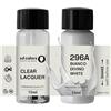 SD COLORS - Vernice per ritocchi, 15 ML, per riparare graffi e scheggiature, con pennellino, colore: bianco divino 296A 296/A 296 (vernice + smalto)