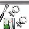 Jutta - 2 tappi in acciaio inox per tenda da sole per roulotte, camper e camper, multiuso