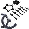 Runfarr Kit di allargamento ruota posteriore per moto, pneumatici posteriori allargare l'asse posteriore per Sur-Ron Surron Sur ron X/S, X160/X260 Electric Dirt Bike