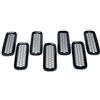 BGRVCKS Griglia Anteriore Griglia Inserti Griglia Da Corsa Telaio Trim Per Jeep Per Renegade 2015 2016 2017 Griglia anteriore auto(Inside)