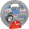 Rhütten Teknica, Catene Da Neve Metallo Spesso 9 mm, Sezione a D, Omologate EN e Onorm, Montaggio Rapido, Auto e Suv, Tensore Autobloccante, (Misura 100)