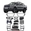 JHCHAN Set di coperture per specchietti per Ford Ranger Accessori | XL Tremor Limited Wildtrak Platinum Doppia cabina nera