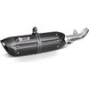 MIVV HONDA CBR 600 RR 2005 05 SCARICO MIVV TERMINALE SUONO ACCIAIO NERO UNDER SEAT