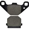 AHL 1 paio di pastiglie freno a disco universali per moto Compatibile con 50cc 70cc 90cc 110cc 125cc 150cc 200cc 250cc Biciclette Pit Bike Scooter ATV Quad Go Kart Nero