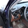 AUTO-spro per Stelvio 2017-2018 Fibra di Carbonio Stile ABS Lato Aria Condizionata Presa di sfiato Copertura Trim