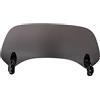 Sinkees Set Spoiler Universale per Moto Profilo Acrilico Regolabile Deflettore del Parabrezza Clamp-on per Aprilia per Yamaha per Kawasaki (Fumo)