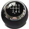 CENAP Pomello Del Cambio Per Toyota IQ Per AJ10 2009-2015 Selettore Manuale Trasmissione Maniglia Auto Pomello Del Cambio Leva Cambio Cambio Shifter Pomello Leva Cambio(6 speed black)