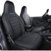 OUSIKA Pelle, Set di Coprisedili per Auto da 2 Pezzi, per Smart 453 Fortwo, Cuscino Traspirante Sedile Anteriore, Rivestimento Protettivo Antiscivolo, Accessori Decorazione di Interni,b