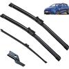 Autopixl Tergicristallo LHD Set di spazzole tergicristallo anteriori e posteriori compatibili con Ford Fiesta 7 2017-2023 Spazzole parabrezza parabrezza 28+14+11