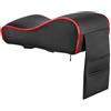 Asudaro Cuscino per bracciolo per auto, morbido cuscino per bracciolo per auto in memory foam Cuscino per bracciolo auto universale in pelle PU pad console Console centrale auto Cuscino per supporto per auto