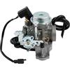 XMT-MOTOR Carburatore per moto compatibile con Yamaha Majesty YP250 Linhai 250 260cc, argento