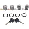 URAGER Attuatore Chiusura Auto Set Di Serratura Cilindro Portiera Auto Chiavi Per Citroen Per Berlingo 1996 1997 1998 1999 2000 2001 2002 2003 2004 2005 2006 2007 Serratura Portiera(Option 2)