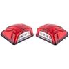 Generic 2 x Luce Targa LED 12V 24V Bianco + Luce di Posizione Rosso Fanale Ingombro Universale per Camion Auto Rimorchio