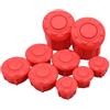 Generico Tappi copri foro telaio moto for BMW R1250GS Adventure 2018-2024 R 1250 GS LC 2018-2022 R1200 GS LC Adventure 2014-2019(Red)
