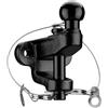 XPOtool Gancio di traino a sfera per trattore, auto, camion, quad e altri veicoli, 3,5t, nero