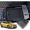 GAFAT Compatibile con Kia Ceed Proceed XCeed SW GT Line 2018-2025 2026 Vano Portaoggetti Console Centrale, Organizer Scatola Contenitore per Braccioli, Accessori Ceed XCeed (Nero 1)