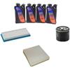 AOQ ORIGINAL QUALITY AOQ KIT TAGLIAND 3 FILTRI + 4 LITRI OLIO 5W40 COMPATIBILE CON SMART FORTWO (451) (IIserie) 1000 cc