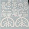 CMR Design Co Kit 35 Adesivi per T-max 500 530 560 Moto Scooter COMPATIBILE CON yamaha Tmax PVC Vinile Intagliato prespaziato (Bianco)