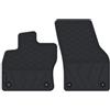 Kovvar Tappetini per Auto in Gomma adatti per Volkswagen Caddy - 2020-2026 Versione: Cargo/Cargo Maxi - Serie: Gomma