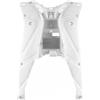NTT Pedana/Piede spazio TNT bianco per Yamaha Aerox, MBK Nitro