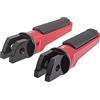 Sinkees Pedane Moto Pedali Anteriori Poggiapiedi Pilota Accessori per MT-07/Tracer 2014-2020 per MT-09/SP 2013-2020 per XSR700/XSR900 2016-2020 per FJR1300A/AS 2013-2019 (Rosso)