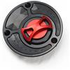 BHYShop Coperchio tappo serbatoio carburante gas cravatta CNC per Yamaha YZF R6 R1 R25 MT 07 09 FZR1000 FZ1 TT600 V-MAX