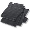 Mossa Tappetini gomma adatti per Ford Focus III (2011-2018) 4 pz. nero