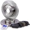 BESTPRICE Set freni asse posteriore incl. dischi freno Ø 276 mm completi + pastiglie freno posteriori, compatibile con ALFA ROMEO 147 (937_), 156 (932_), 156 Sportwagon (932_), GT (937_)