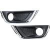 JKAPCYJFHF Paraurti Anteriore Fendinebbia Cornice Copertura Della Decorazione Cromata Una Coppia per Jeep Compass 2017-2020-