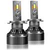 WRWRW YHKOMS 1200W 800000LM Canbus H4 H7 H1 LED H8 H9 H11 9005 9006 9012 HB3 HB4 Auto LED Faro Auto Fendinebbia LED Lampadine 6000K 12V(6000K COLD WHITE_H4)