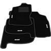 Somer Car Tappetini compatibili con Nissan Terrano 2 1993-2007 - 3 porte, ricamo 4x4, kit tappetini auto personalizzati, set tappeti in moquette, tappeto auto