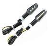 EUQIXMR Freccia svolta Per Benelli TRK 502X 502 12V 10mm Indicatore Direzione Anteriore E Posteriore Motocicletta Luci Anteriori Posteriori Bifacciali(2 PEZZI)