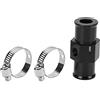 Akozon Connettore a 3 Vie per Sensore Indicatore Temperatura Acqua per Modifica Moto (B(24mm))