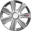 TOP DRIVE COPRICERCHIO GTX SILVER 15 I nostri copricerchi sono prodotti con materiale ABS di alta qualita', conosciuto per la sua stabilita', forza Con verniciatura ad acqua