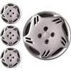 W-Parts SERIE 4 BORCHIE - 4 COPRICERCHI COPPE RUOTA 14 PER FIAT PUNTO STAR 98->